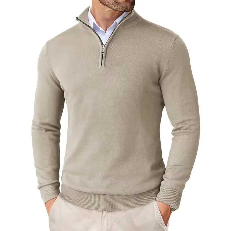 Men's Sweater – Zip Collar – Half-Zip