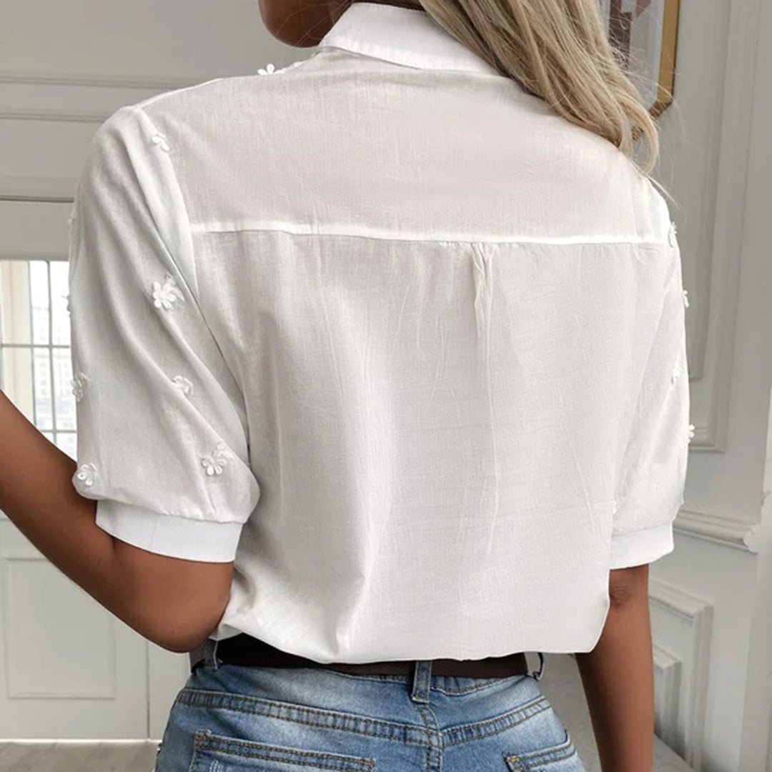 Lace Top | Women’s Elegant Style | Long Sleeve Sheer Blouse