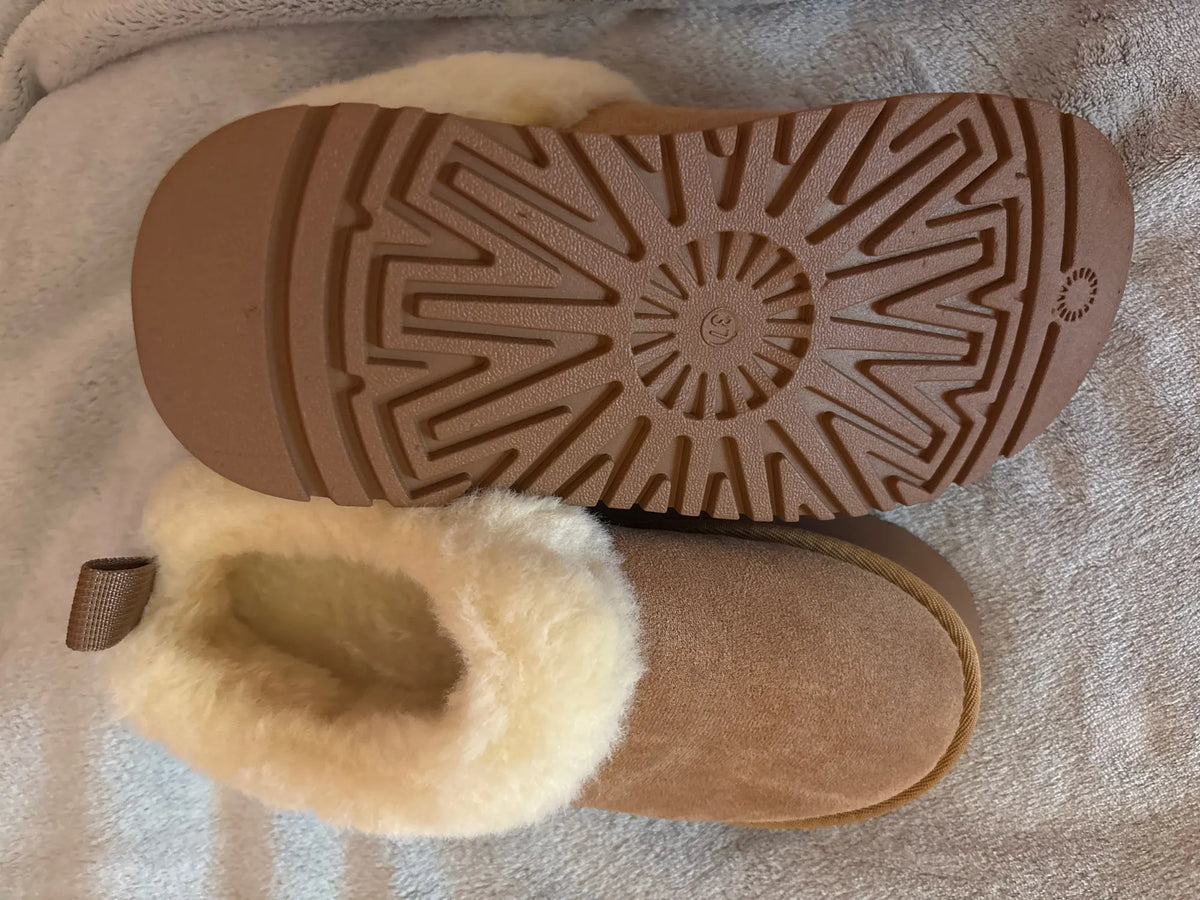 Sheepskin Boots | Women's Ankle Style, Wool Lined | Plush Winter Comfort