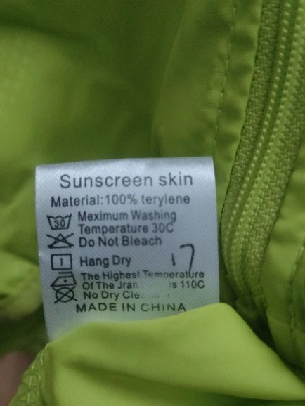 Women men lightweight waterproof jacket packable windbreaker with UPF 50 sun protection