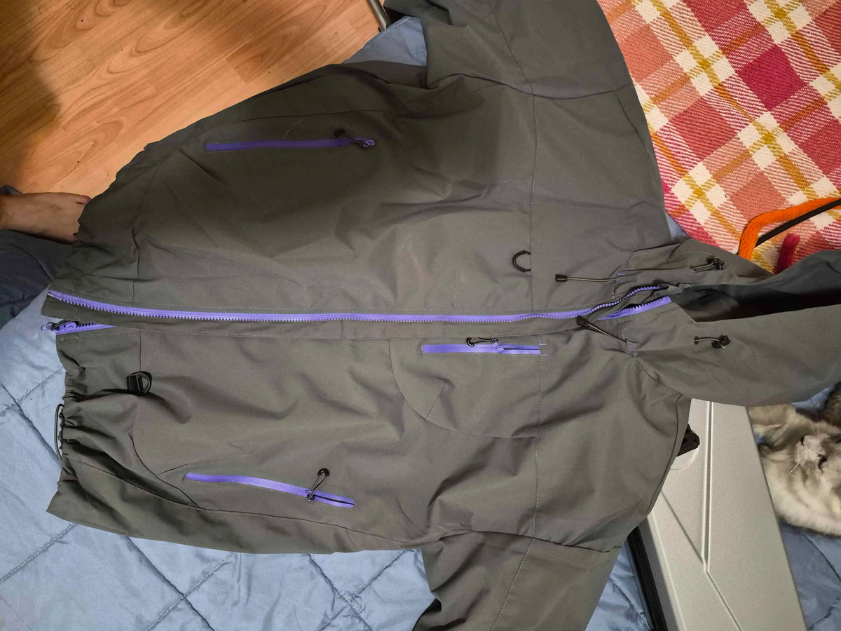 Women waterproof windbreaker jacket lightweight hiking windproof