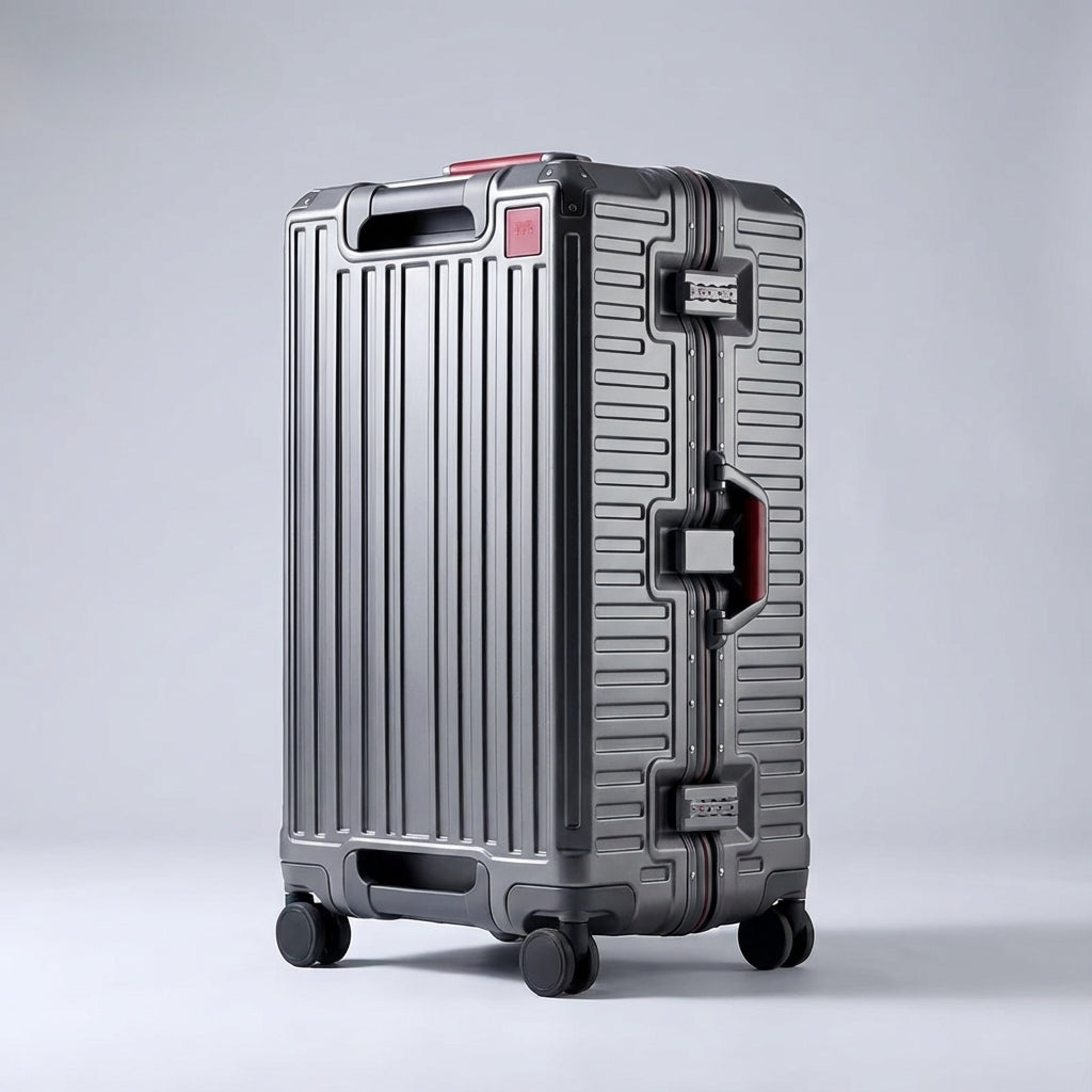 Aluminum Frame Travel Suitcase | TSA Lock, 360° Wheels | Hard Travel Luggage