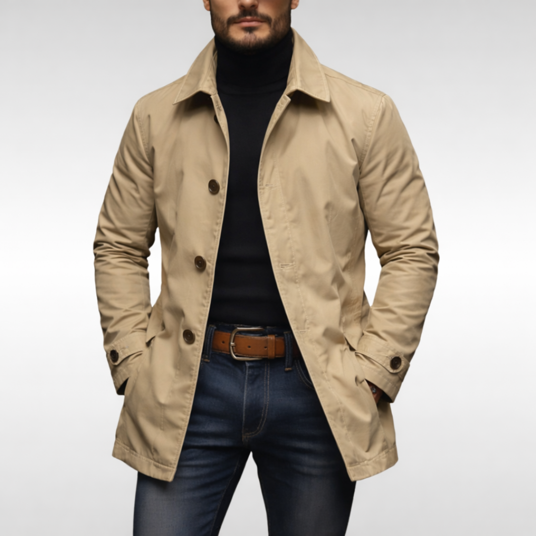 Rain Jacket Men | Waterproof, Comfortable Fit | Windproof Coat