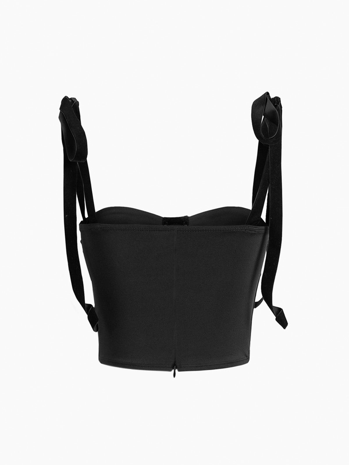 Corset Top | Black mesh crop top | Sheer, slim fit, sexy lingerie