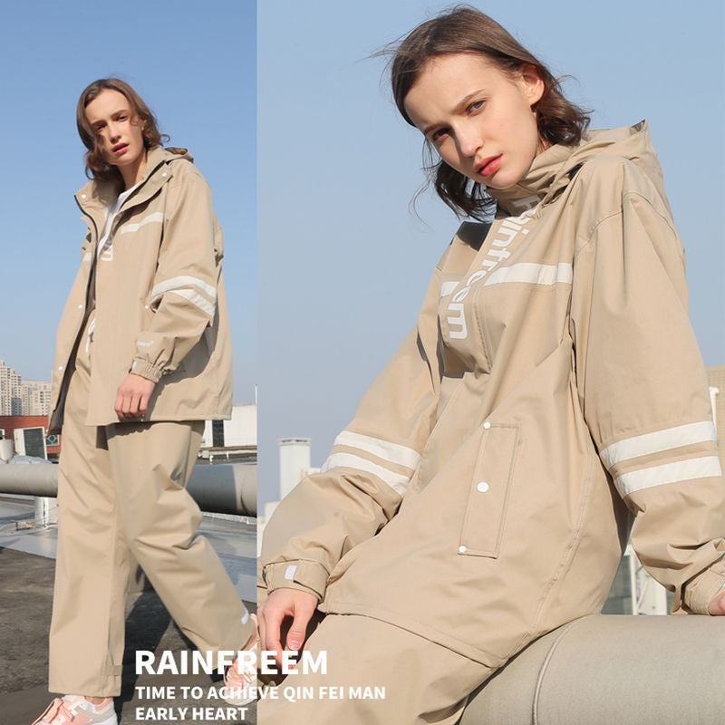 Women's Rain Pants | Waterproof, Hooded Set | Lightweight