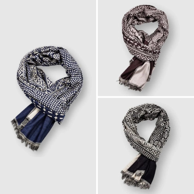Men's Cotton Scarf | Soft Woven | Everyday Wear