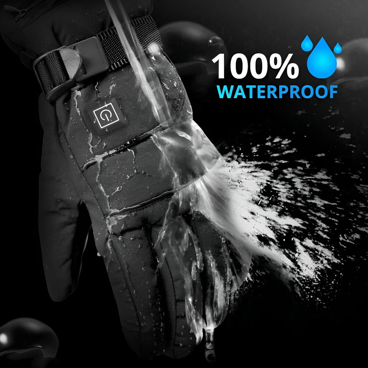 Heated Gloves | Rechargeable, 3 Heat Settings | 8 Hour Battery Life