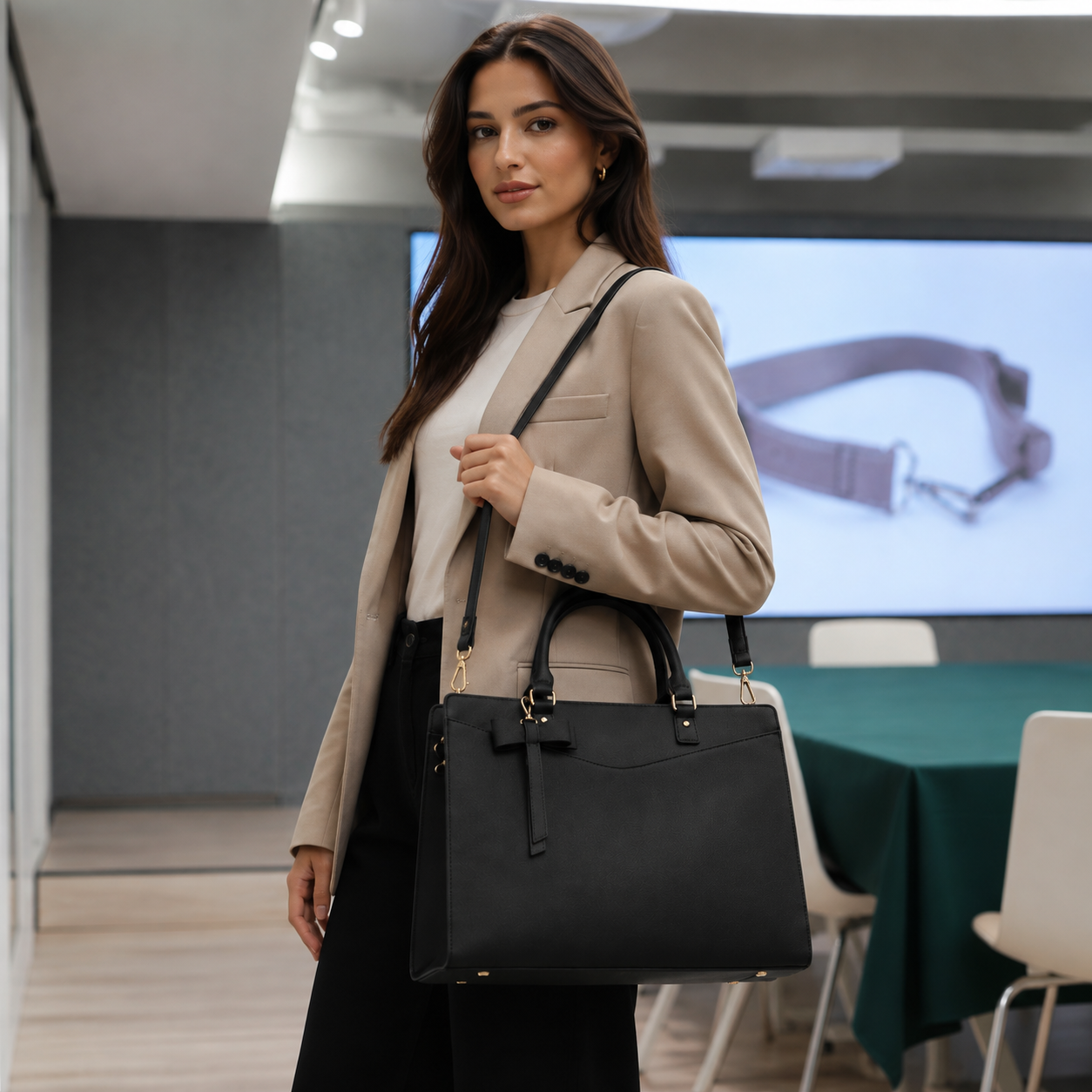 Laptop Bag for Women | Waterproof, Multi-Pocket Organizer