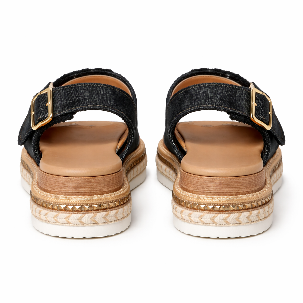 Platform Jean Sneakers | Casual Wedge, Comfortable, Stylish