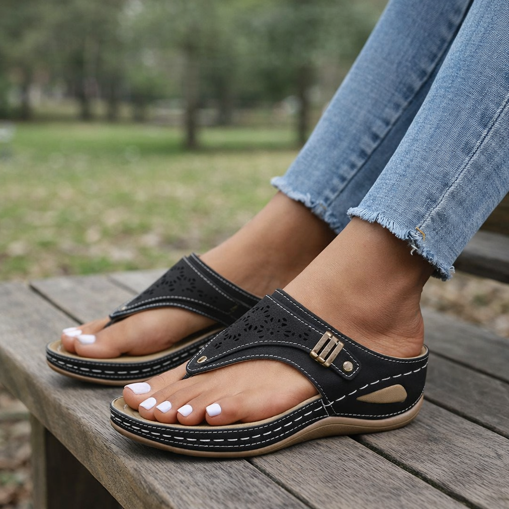 Women's Orthopedic Wedge Sandals | Ergonomic Support, Stylish Design