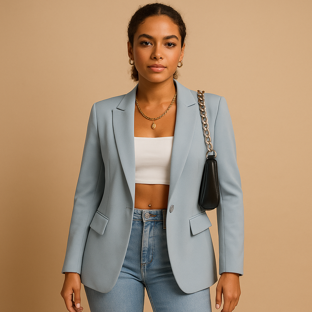 Women's Blazer | Fitted Cut, Long Sleeve | Office Jacket