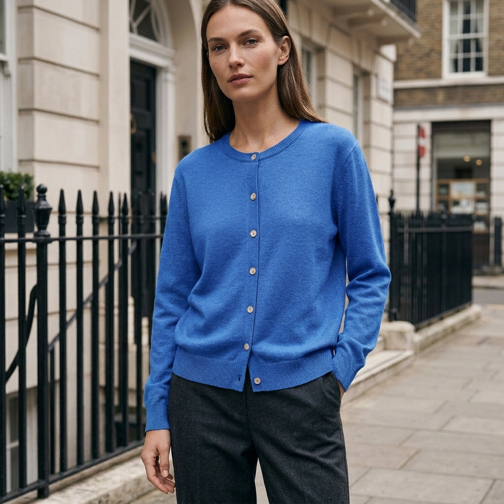 Women's Cardigans | Soft Knit, Button-Up | Round Neckline