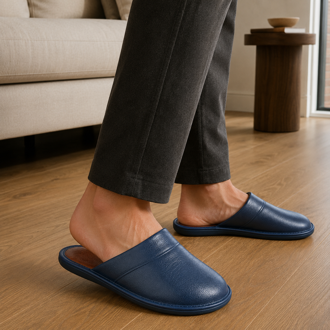House Slippers | Men's, Leather | Slip On, Comfortable