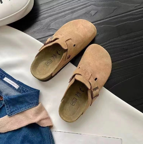 Women adjustable buckle clogs casual comfort ergonomic sole