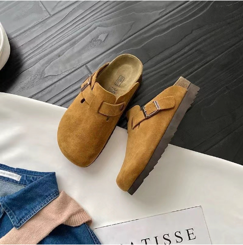 Women adjustable buckle clogs casual comfort ergonomic sole