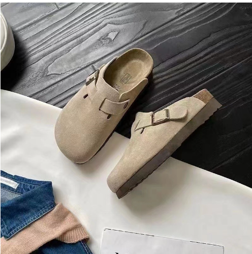 Women adjustable buckle clogs casual comfort ergonomic sole