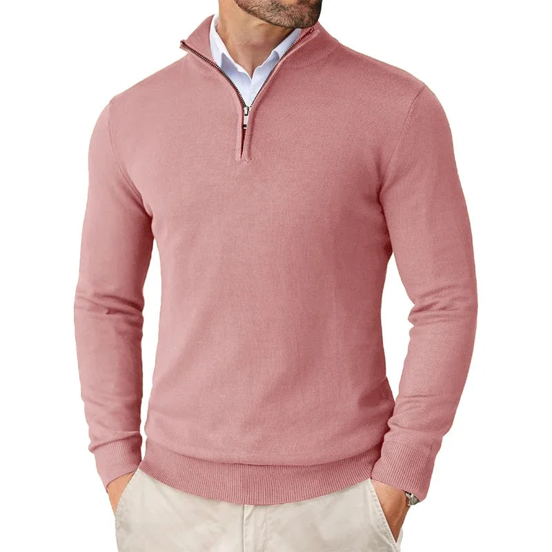 Men's Sweater – Zip Collar – Half-Zip