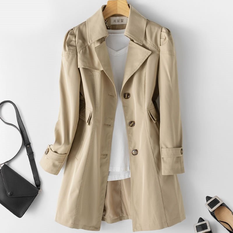 Women's Jacket | Polyester, Lightweight | Beige, Black, Khaki, Pink