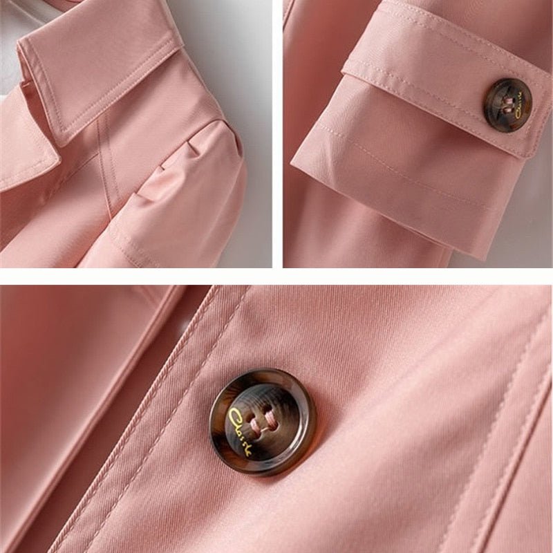 Women's Jacket | Polyester, Lightweight | Beige, Black, Khaki, Pink
