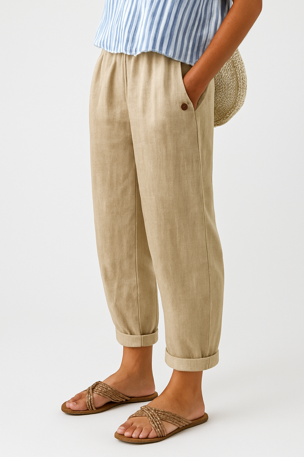Women's Pants | Relaxed Fit, Roomy Cut, Pockets | Summer