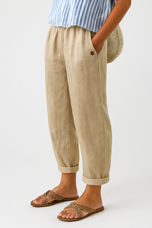 Women's Pants | Relaxed Fit, Roomy Cut, Pockets | Summer