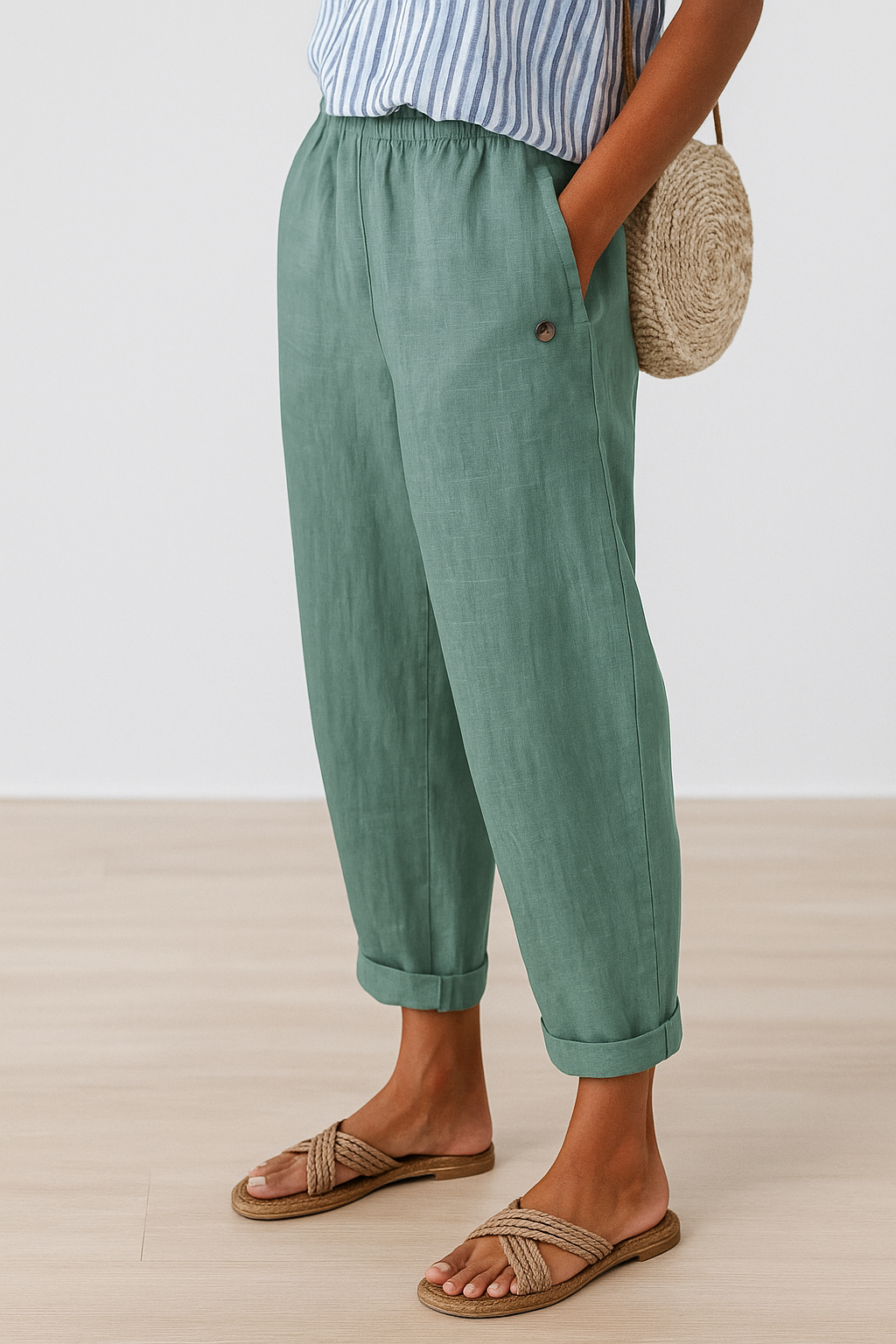 Women's Pants | Relaxed Fit, Roomy Cut, Pockets | Summer