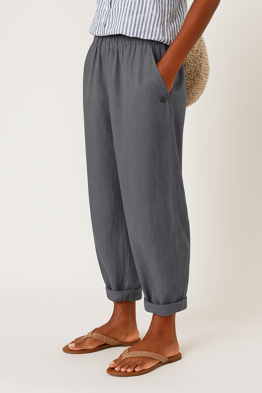 Women's Pants | Relaxed Fit, Roomy Cut, Pockets | Summer