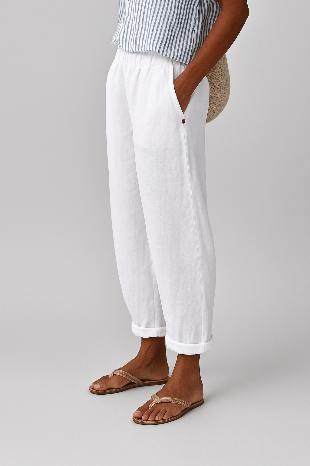 Women's Pants | Relaxed Fit, Roomy Cut, Pockets | Summer