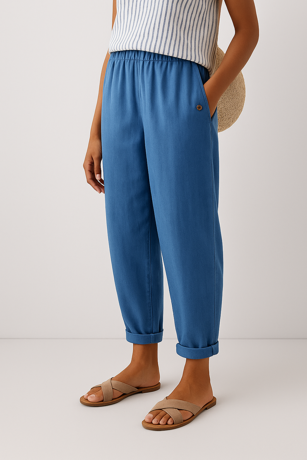 Women's Pants | Relaxed Fit, Roomy Cut, Pockets | Summer