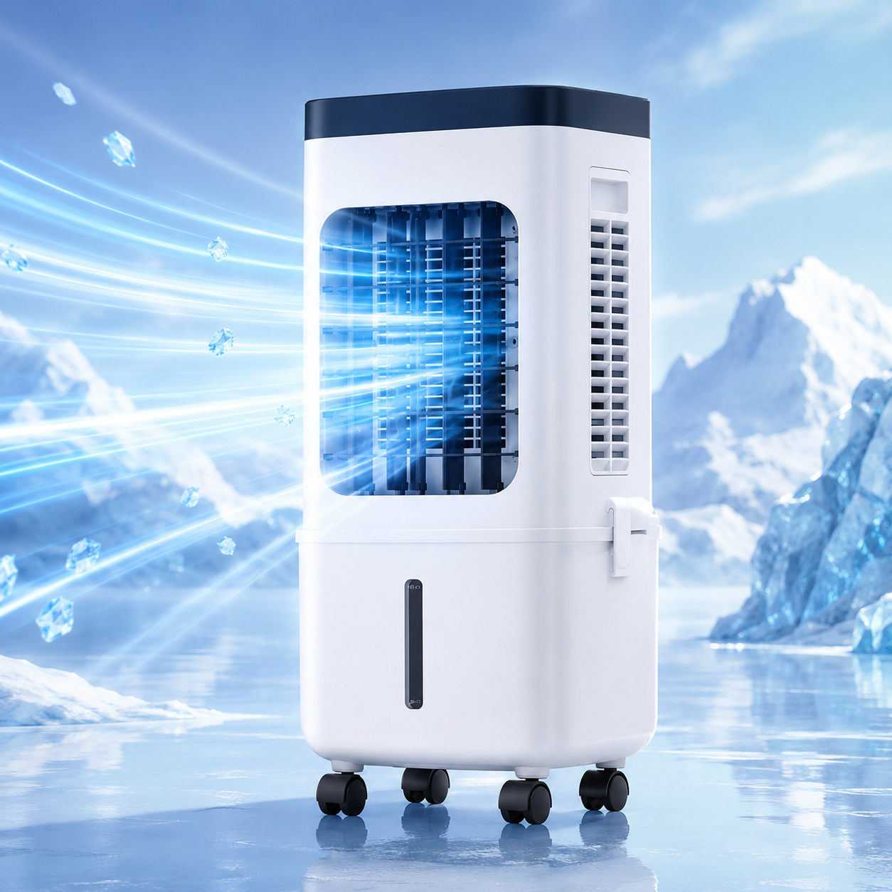 Portable Air Cooler, Ice Packs – 3 Speeds