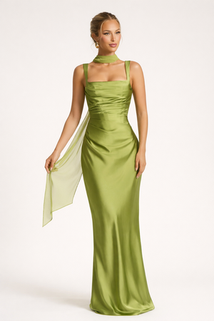 Women’s Maxi Dress | Strapless, Sleeveless | Slim Fit
