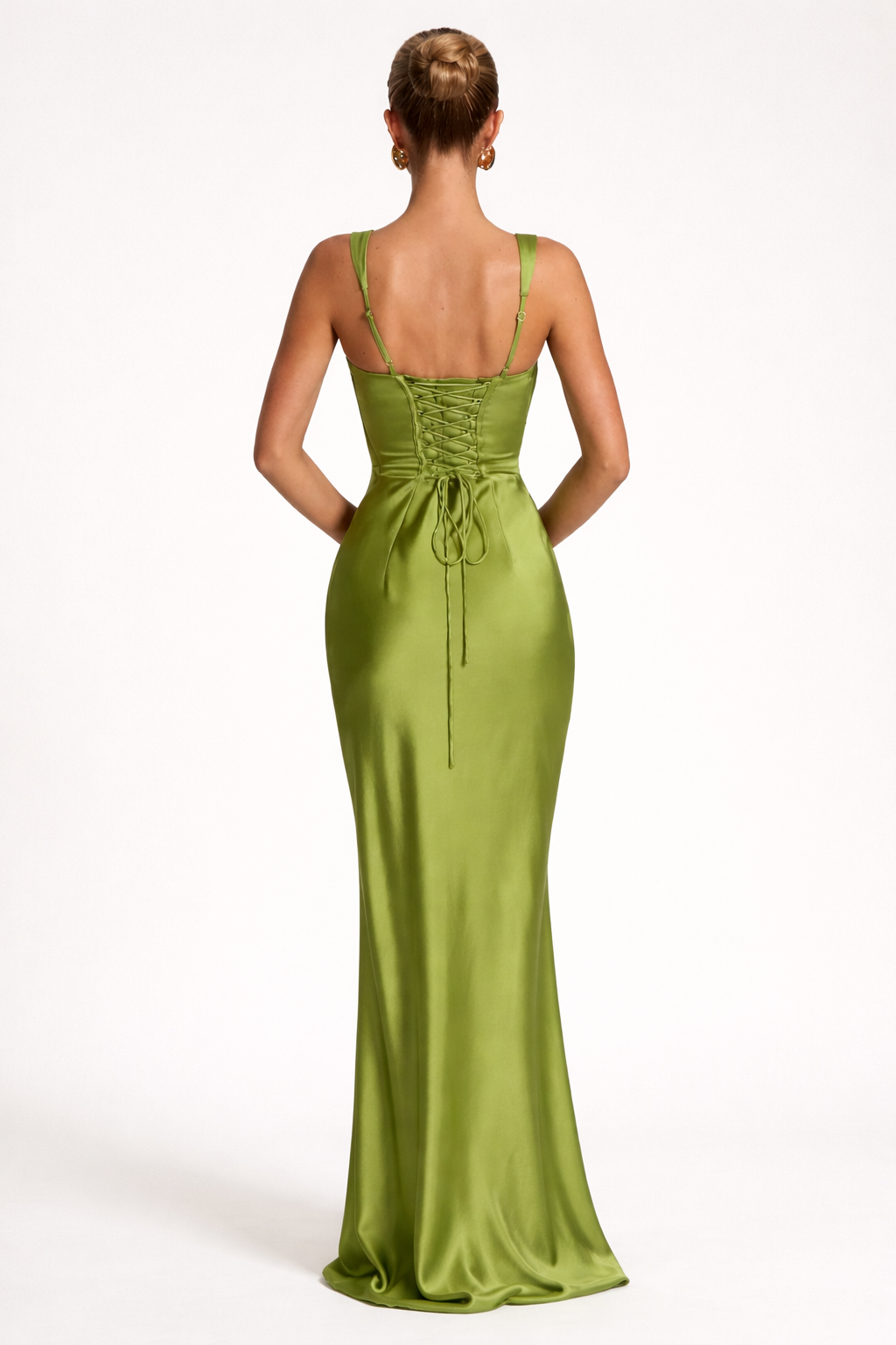Women sleeveless maxi dress slim fit strapless long silhouette