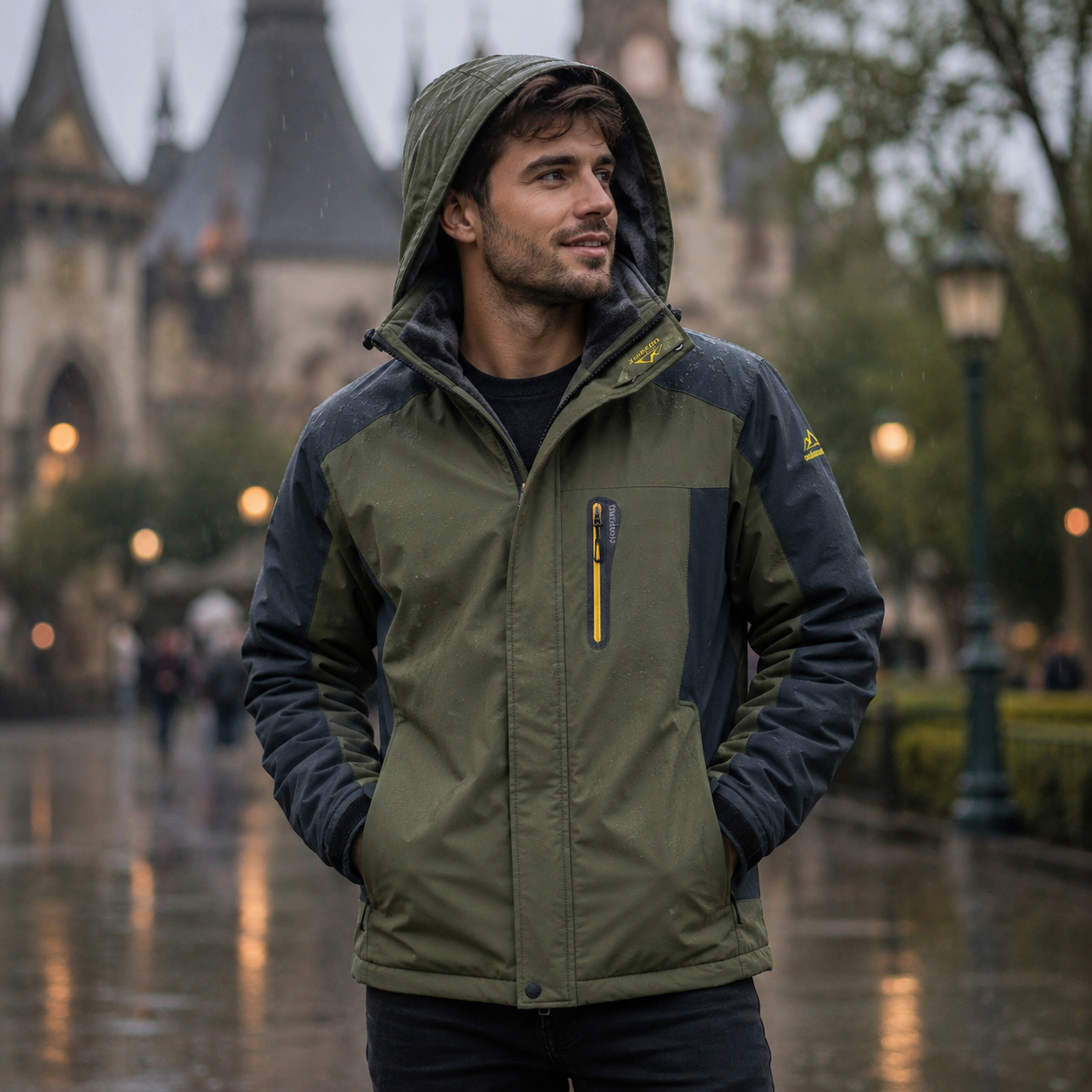Men's Winter Jacket | Zip-Up, Cold Weather Protection