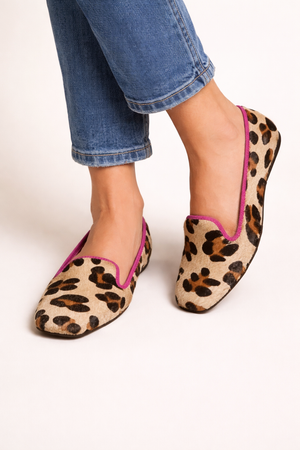 Women's Ballet Flats | Leopard Print, Slip-On, Closed Toe