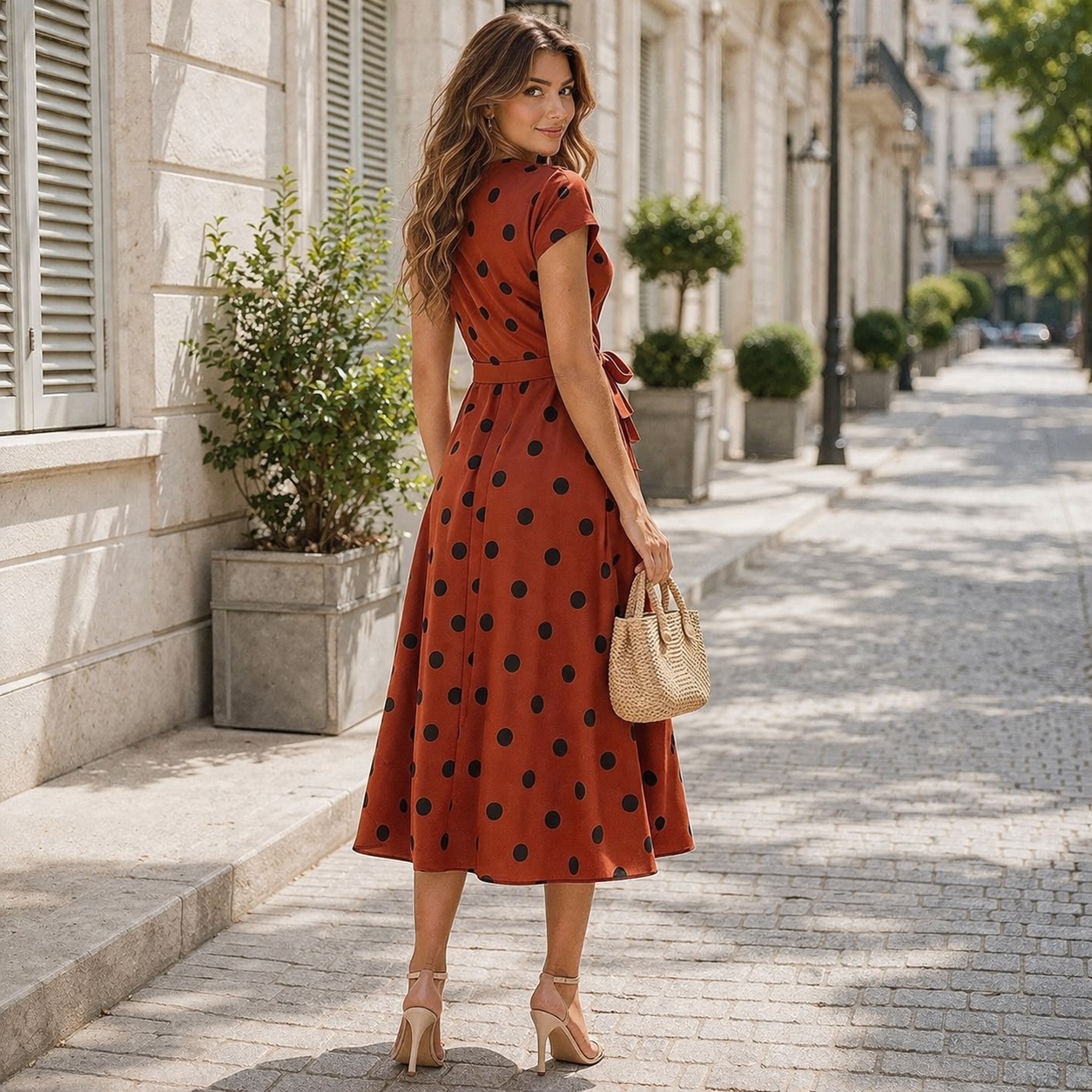 Polka Dot Dress | Versatile Summer Dress | Chic Design