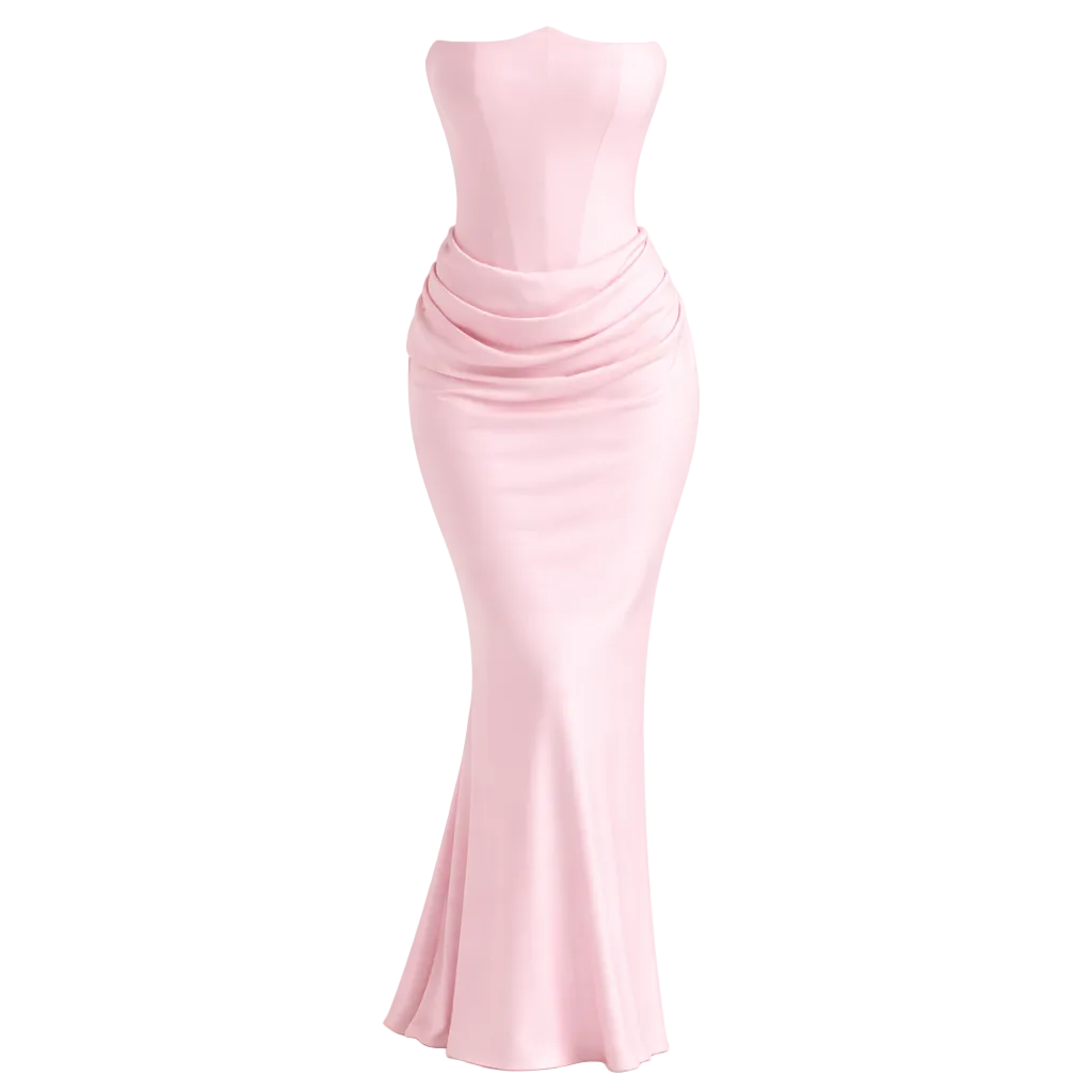 Maxi Dress Ceremony Elegant Satin