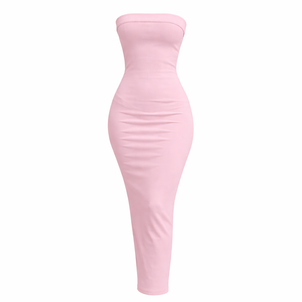 Maxi Dress Women Satin Fabric Elegant Silk Style