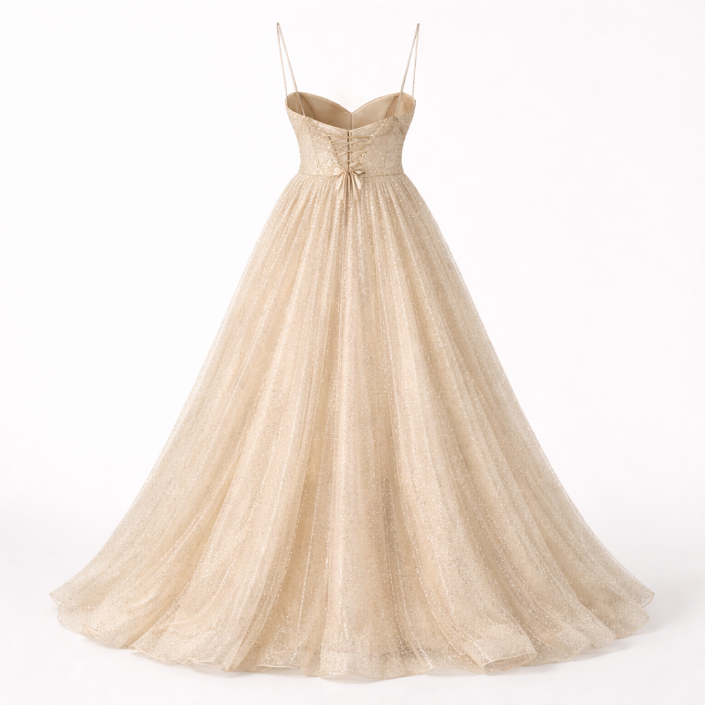 Satin Maxi Dress | Open Back, Long Sleeves | Elegant Evening Look