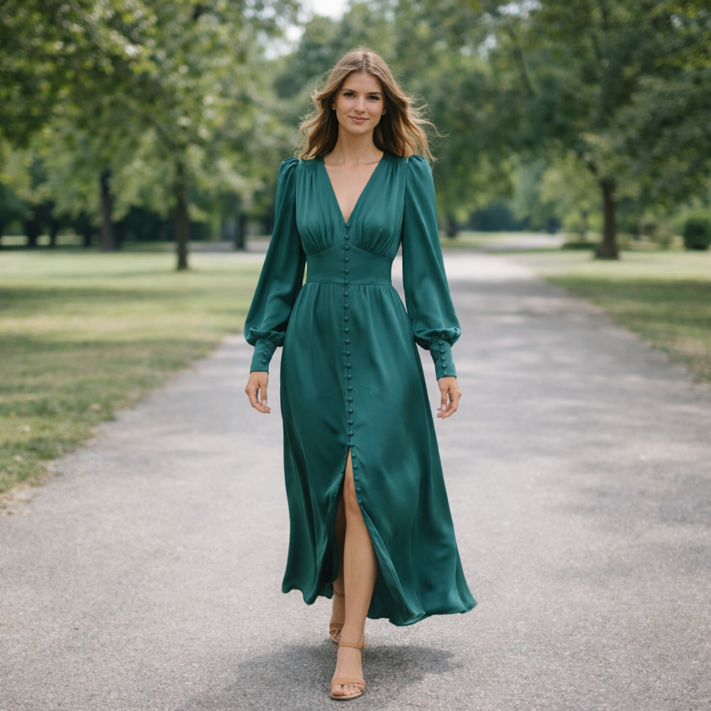 Satin Dress | Summer Style | Luxurious Fabric