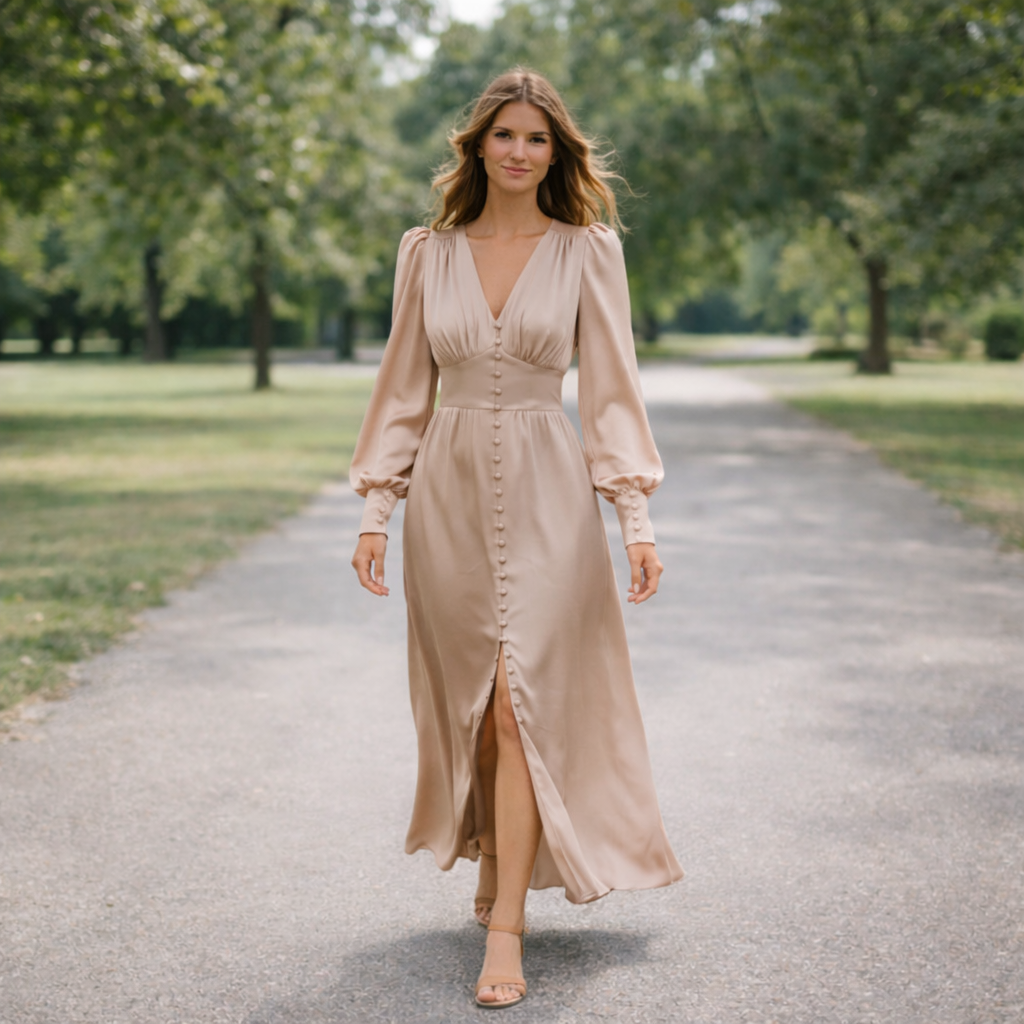Satin Dress | Summer Style | Luxurious Fabric