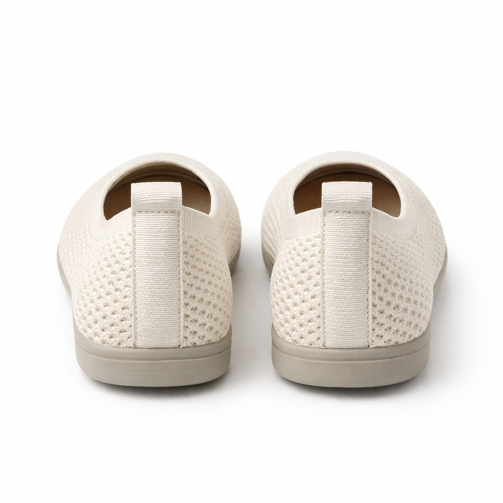 Womens Ballet Flats | Breathable Mesh, Square Toe | Comfort Casual