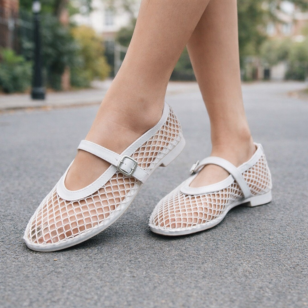 Women's Ballerina Flats | Mesh Breathable | Slip-On Comfort