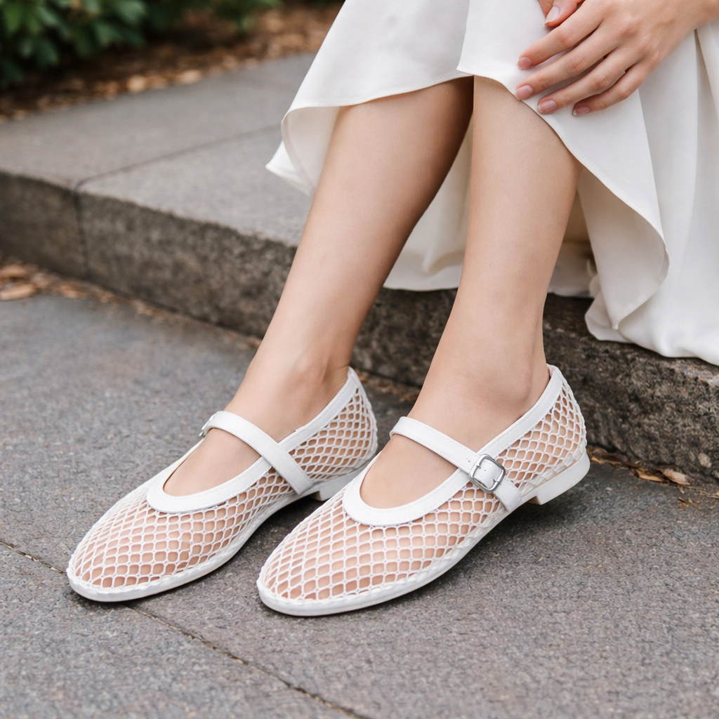 Women's Ballerina Flats | Mesh Breathable | Slip-On Comfort