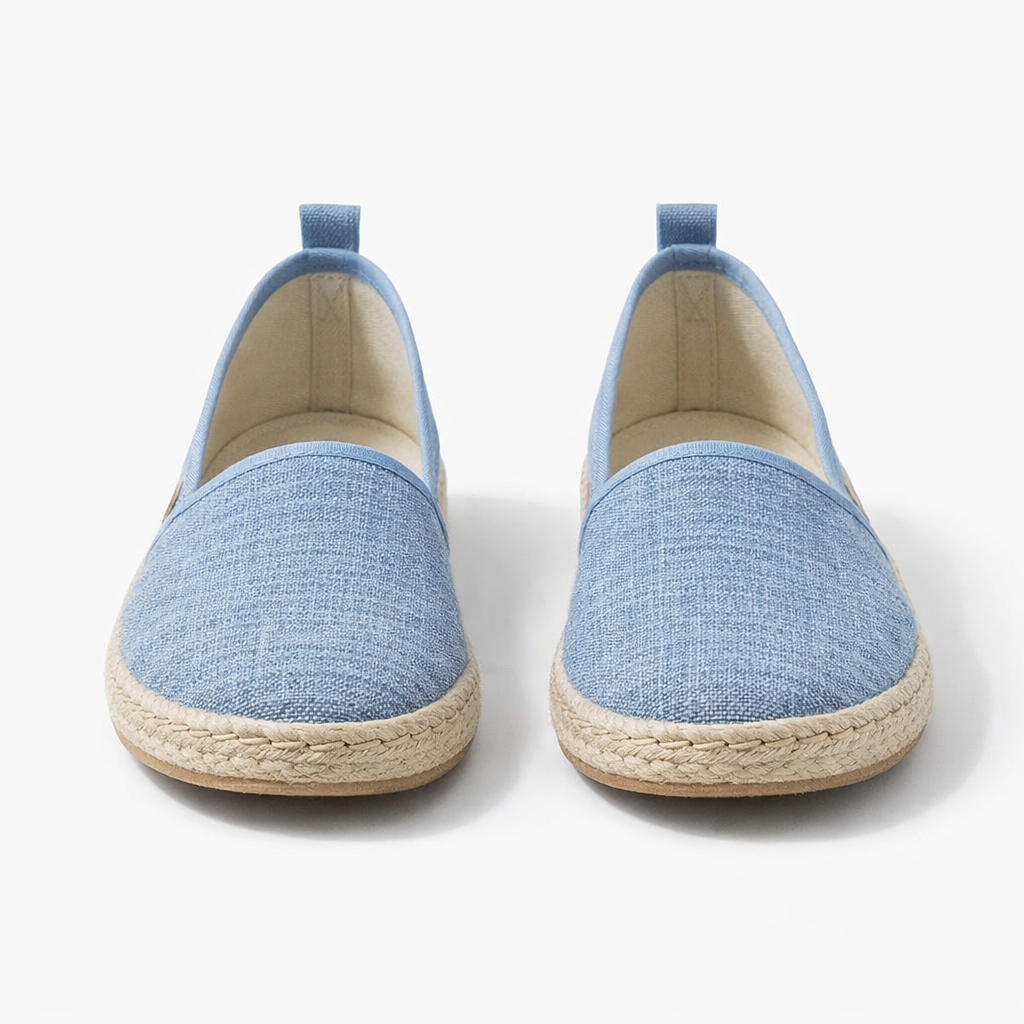 Women's Espadrille Slip-On Shoes | Canvas, Braided Sole, Summer