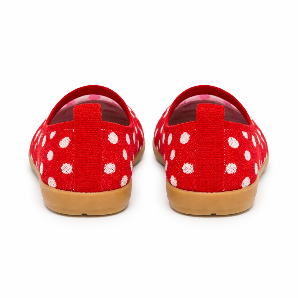 Women's Mary Jane Flats | Polka Dot | Chic Casual Style