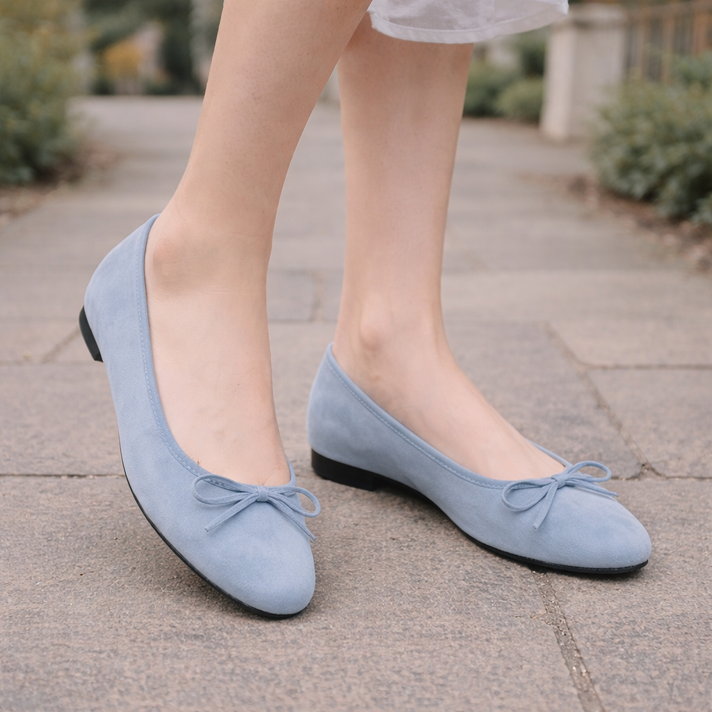 Women's Ballet Flats | Bow Detail | Elegant Style
