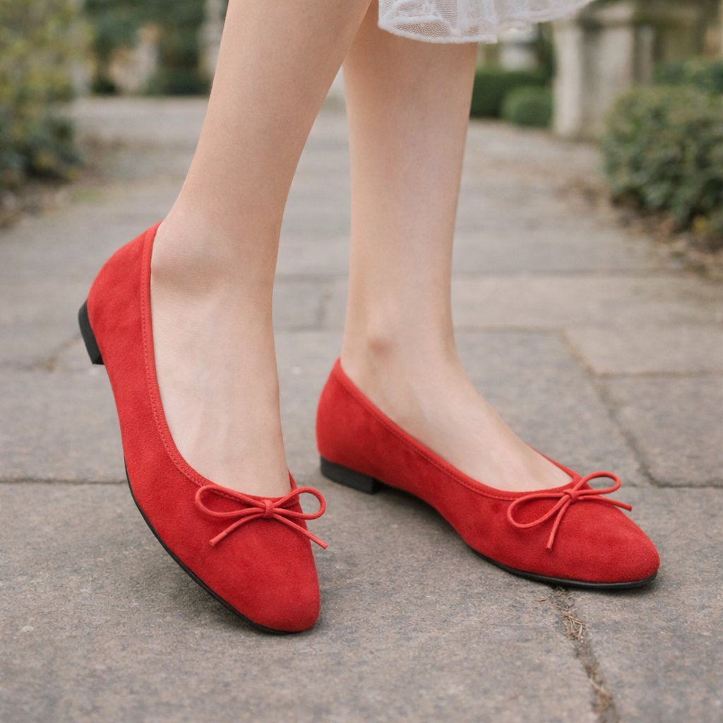 Women's Ballet Flats | Bow Detail | Elegant Style