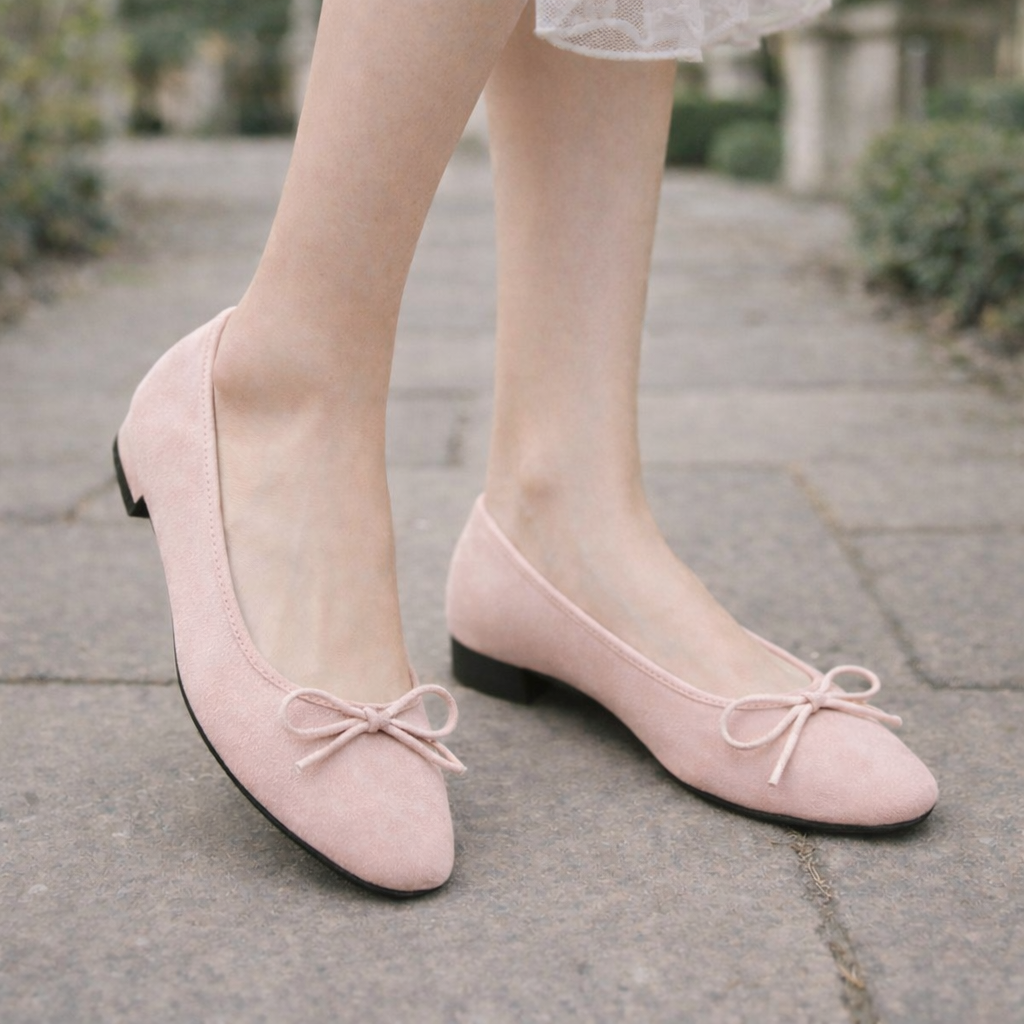 Women's Ballet Flats | Bow Detail | Elegant Style