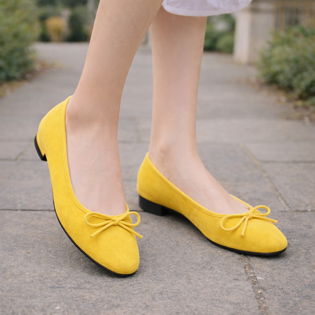 Women's Ballet Flats | Bow Detail | Elegant Style