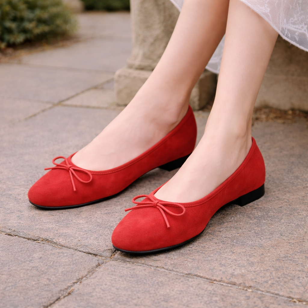 Women's Ballet Flats | Bow Detail | Elegant Style